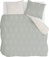 Walra Dekbedovertrek Leave It - 200x220 - 100% Katoen - Celadon