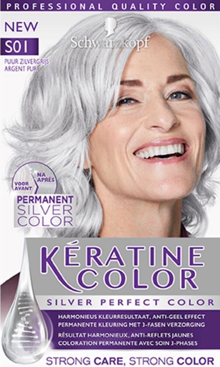 Schwarzkopf Keratine Color Silver - S01 - Parel Wit Haarverf - 1 st