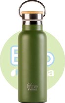 Irisana Botella Bbo Termo Con Tapon Bambu 500ml Verde