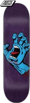 Santa Cruz Screaming Hand 8.375 skateboard deck purple