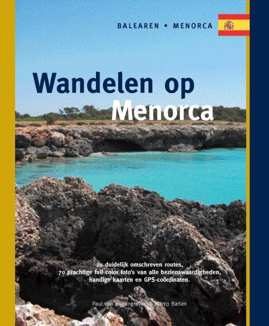 Cover van het boek 'Wandelen op Menorca' van Paul van Bodegraven en Marco Barten