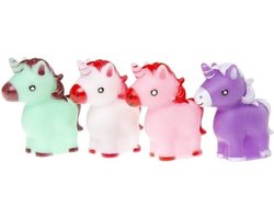 Lg-imports Eenhoorns Meisjes 6 X 5 Cm Roze/paars/groen 4-delig