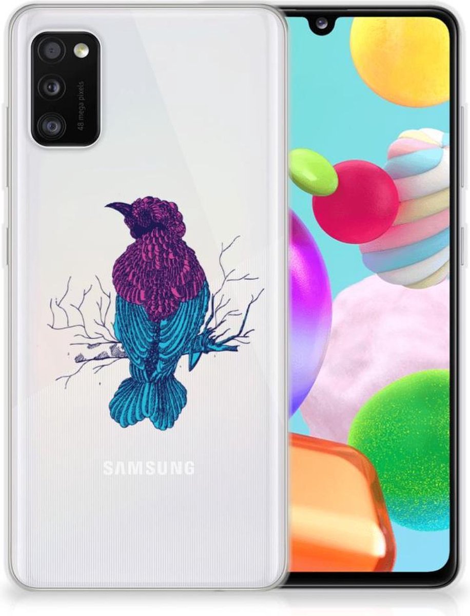 TPU Hoesje voor Samsung Galaxy A41 Telefoonhoesje met Naam Merel