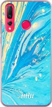 Huawei P30 Lite Hoesje Transparant TPU Case - Endless Azure #ffffff