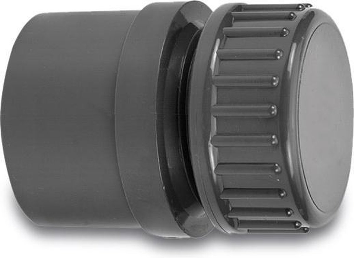 VDL Eindset PVC-U 32/40 mm x 1 1/4" lijmmof/spie 10bar grijs