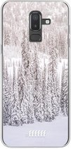 Samsung Galaxy J8 (2018) Hoesje Transparant TPU Case - Snowy #ffffff