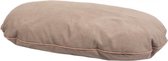 Duvo+ Ovaal kussen met rits blush Grijs/roze 70x49x9CM - Poly Fiber