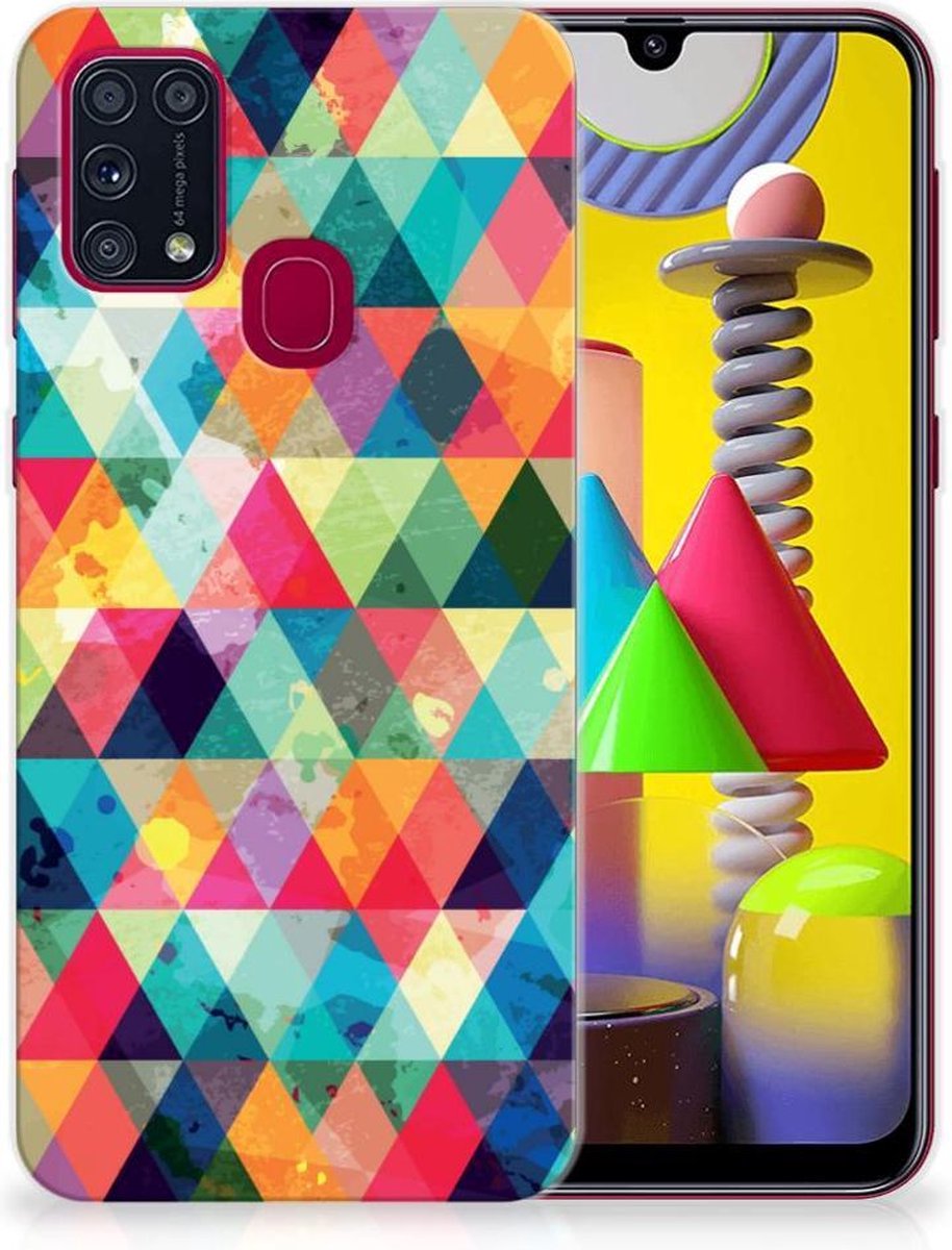Samsung Galaxy M31 TPU bumper Geruit