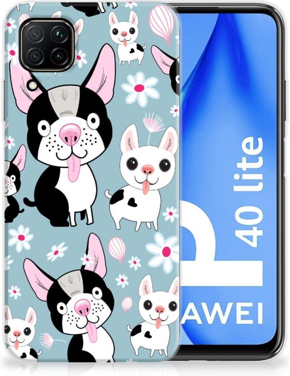 Huawei P40 Lite TPU Hoesje Hondjes