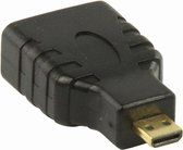 Nedis HDMI™-Adapter | HDMI™ Micro-Connector | HDMI™ Female | Verguld | Recht | ABS | Zwart | 1 Stuks | Polybag