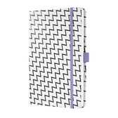 notitieboek Sigel Jolie Beauty A5 hardcover gelinieerd 'white monochrome' SI-JN319