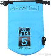 Doodadeals® | Ocean Pack 5 liter | Waterdichte zak | Dry bag | Outdoor Plunjezak | Lichtblauw