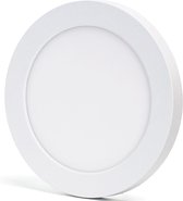 LED Downlight Pro - Aigi Foka - Inbouw/Opbouw - Rond - 12W - Aanpasbare Kleur CCT - Mat Wit - Kunststof - BSE