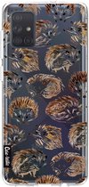 Casetastic Samsung Galaxy A71 (2020) Hoesje - Softcover Hoesje met Design - Hedgehogs Print