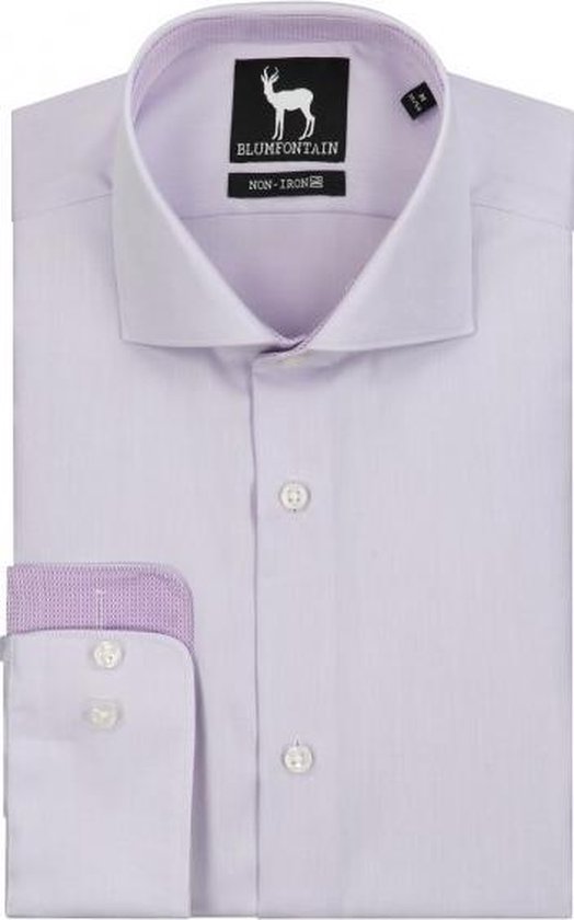 Messieurs | Blumfontain Chemise Homme Adultes NOS lilas 0006 Taille S7 37/38