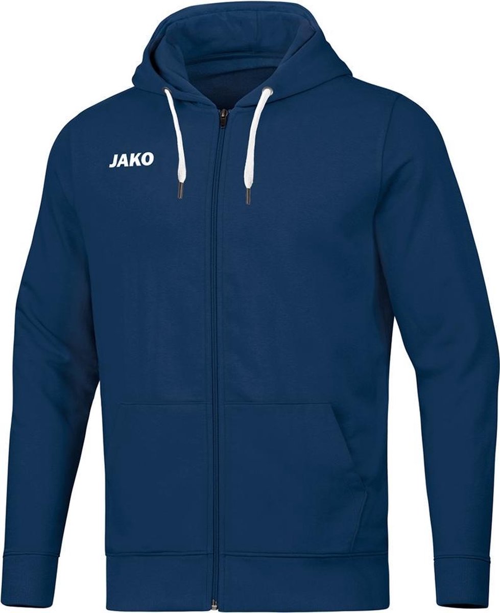 Jako Base Jas Met Kap Kinderen - Marine | Maat: 164