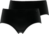 Katoenen slips Sans complexe | 2 stuks | zwart 42
