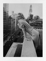 Ed Feingersh - Marilyn Monroe on the Ambassador Kunstdruk 60x80cm