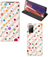 Belle coque Samsung Galaxy Note20 Smart Cover Dots