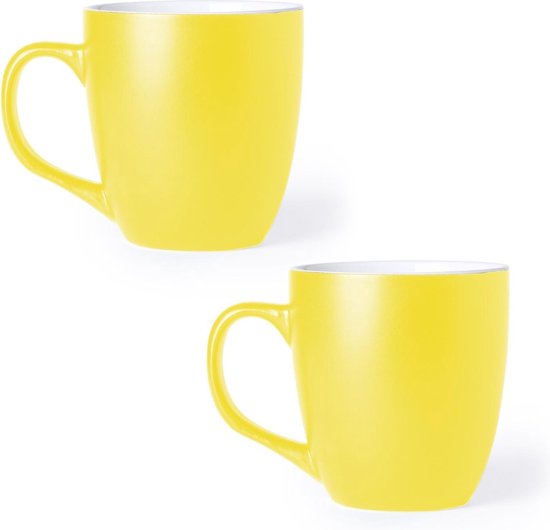 Lot De 6 Mugs Jars - Blancs - Anses Forme B - Petit Déjeuner - Occasion