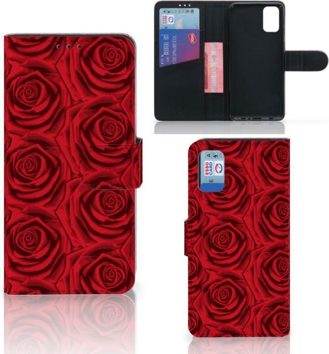 Samsung Galaxy A41 Hoesje Red Roses