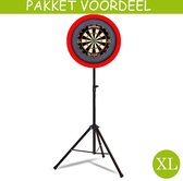 Mobiele Dartbaan VoordeelPakket Pro - Dual Core-Dartbordverlichting Basic XL (Rood)