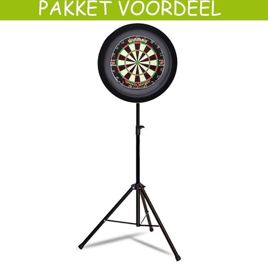 Afbeelding van het spel Mobiele Dartbaan VoordeelPakket Basic - Pro SFB -   - Dartbordverlichting Basic (Zwart)