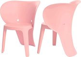 Chaise enfant Simpletrade / Chaises - Éléphant - Lot de 2 - Rose - 48x55x41 cm