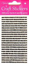 Oaktree - Stickers Diamantjes Zwart (per vel) 3mm