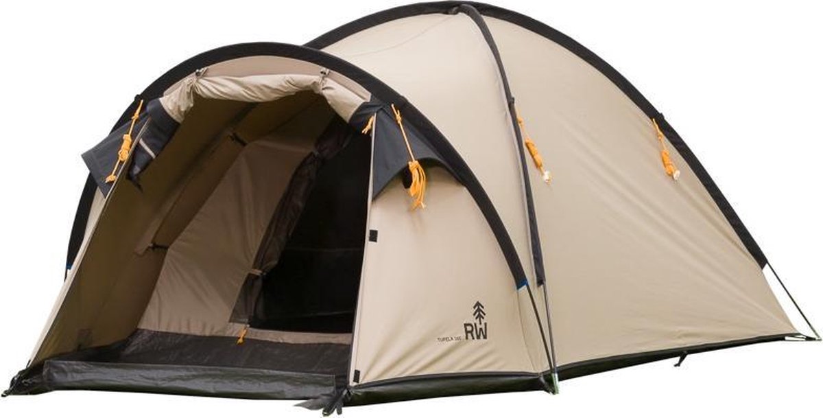 Regeren Accommodatie Portaal Redwood Tupela 160 Tc Tent Koepel Tent - Beige/Zwart - 2 Persoons | bol.com
