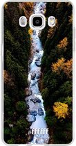 Samsung Galaxy J5 (2016) Hoesje Transparant TPU Case - Forest River #ffffff