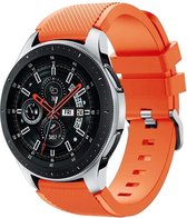 Geschikt voor Samsung Galaxy Watch silicone bandje - oranje - 41mm / 42mm