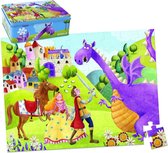 Prince and dragon - Kinderpuzzel - 54 Stukjes