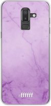 Samsung Galaxy J8 (2018) Hoesje Transparant TPU Case - Lilac Marble #ffffff