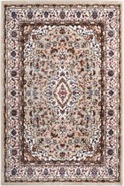 Klassiek laagpolig vloerkleed Isfahan - Beige - 200x290 cm