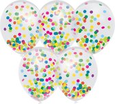 20x Confetti thema feest ballonnen 30 cm - Kinderfeestje/kinderverjaardag - Feest/verjaardag - Thema feest - Confetti feestversiering - Ballonnetjes confetti