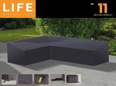 Buitenhof Tuinmeubelen tuinmeubelhoes | Beschermhoes 11 lounge L-hoek links 255x330x85/60 | Antraciet | Afdekhoes