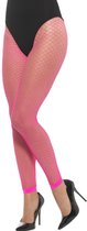 PARTYPRO - Fluo roze netstof legging voor vrouwen - Accessoires > Panty's en kousen