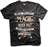 Harry Potter Heren Tshirt -L- Magic Zwart