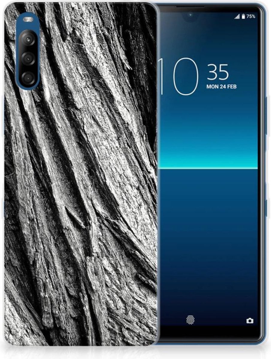Bumper Hoesje Sony Xperia L4 Boomschors Grijs