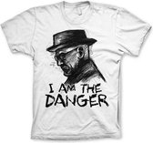 Breaking Bad Heren Tshirt -M- I Am The Danger Wit