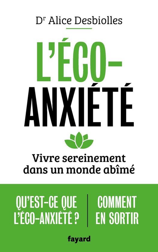 L'éco-anxiété - cover