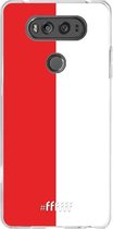 LG V20 Hoesje Transparant TPU Case - Feyenoord #ffffff