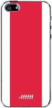 iPhone SE (2016) Hoesje Transparant TPU Case - AFC Ajax #ffffff