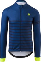 AGU Melange Fietsshirt Lange Mouwen Essential Heren - Blauw - L