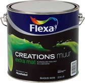 Flexa creations muurverf extra mat w05 - 2.5 liter