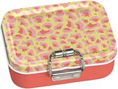 Moses Mini-bureaubox Panter Staal Geel/oranje/roze7-delig
