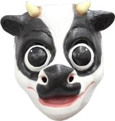 Partychimp Koe Gezichts Masker Halloween Masker voor bij Halloween Kostuum Volwassenen - Latex - One-size