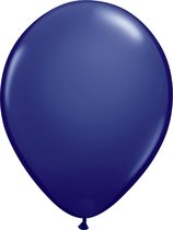 Qualatex Ballonnen Navy Blue 13 cm 100 stuks