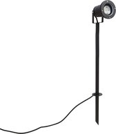 QAZQA basic - Moderne Priklamp | Prikspot buitenlamp - 1 lichts - L 9 cm - Zwart - Buitenverlichting